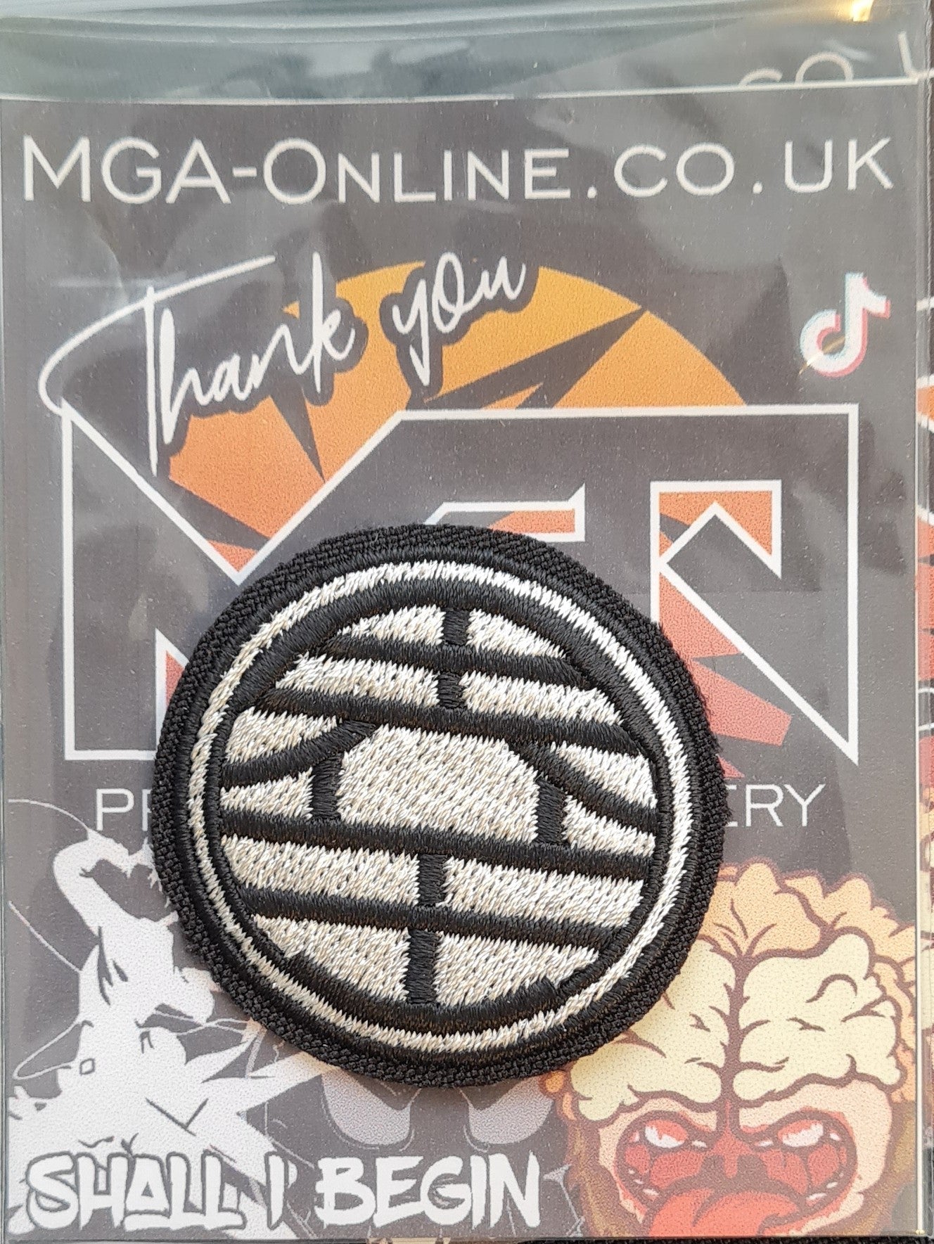 King Kai’s Crest Patch – Dragon Ball Z Embroidered Iron-On