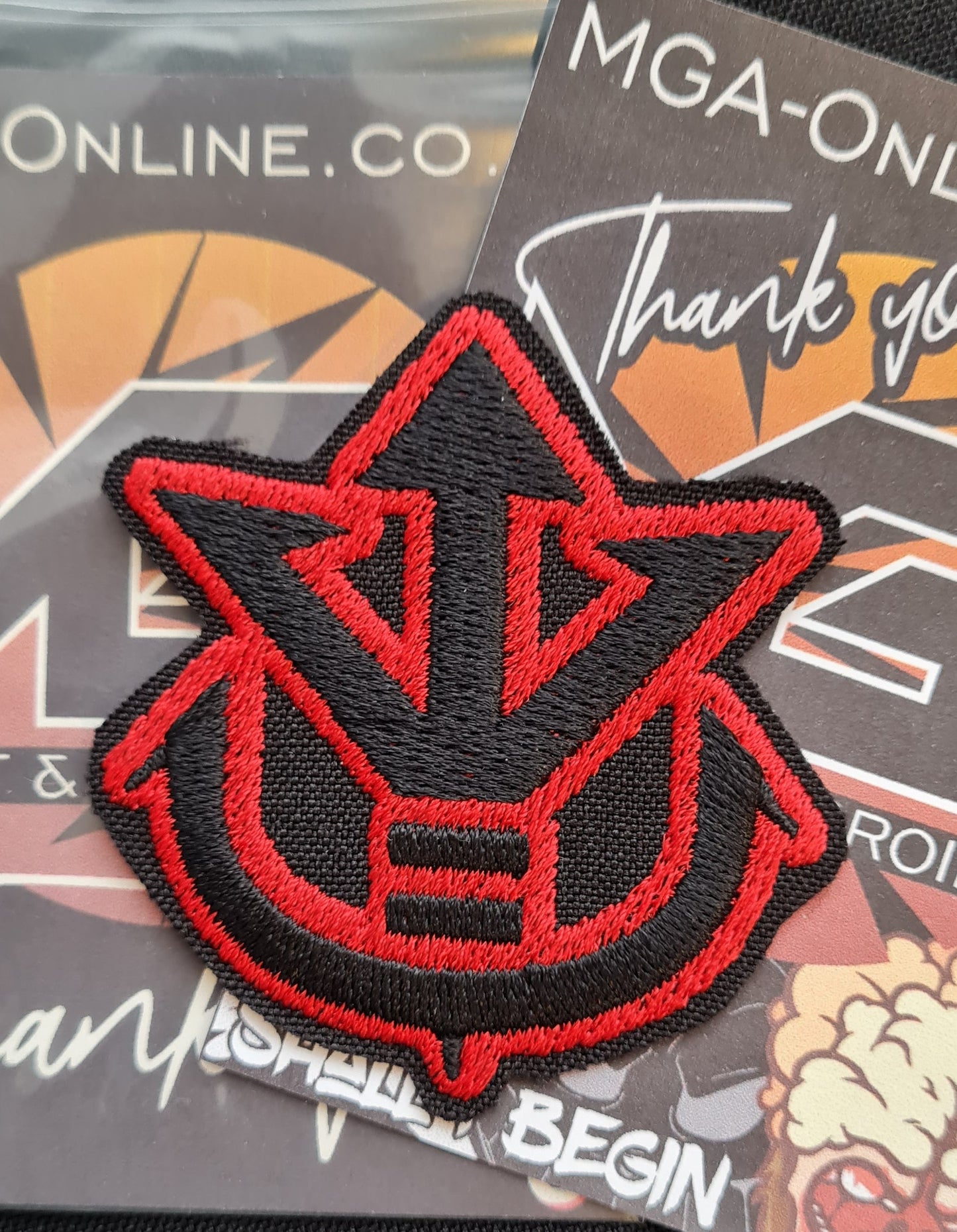 Saiyan Warrior Crest Patch – Dragon Ball Z Embroidered Iron-On