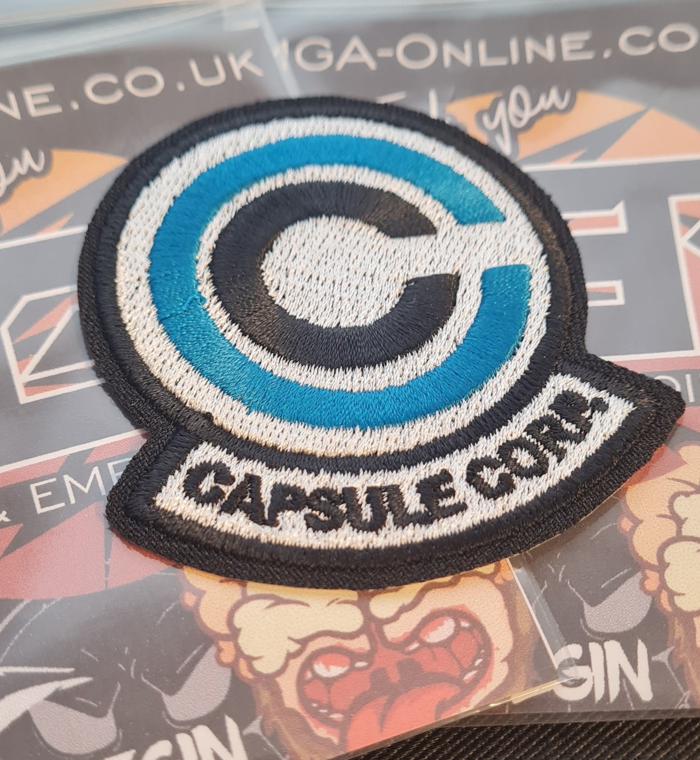 Capsule Corp Embroidered Patch – Custom Embroidered Dragon Ball Iron-On
