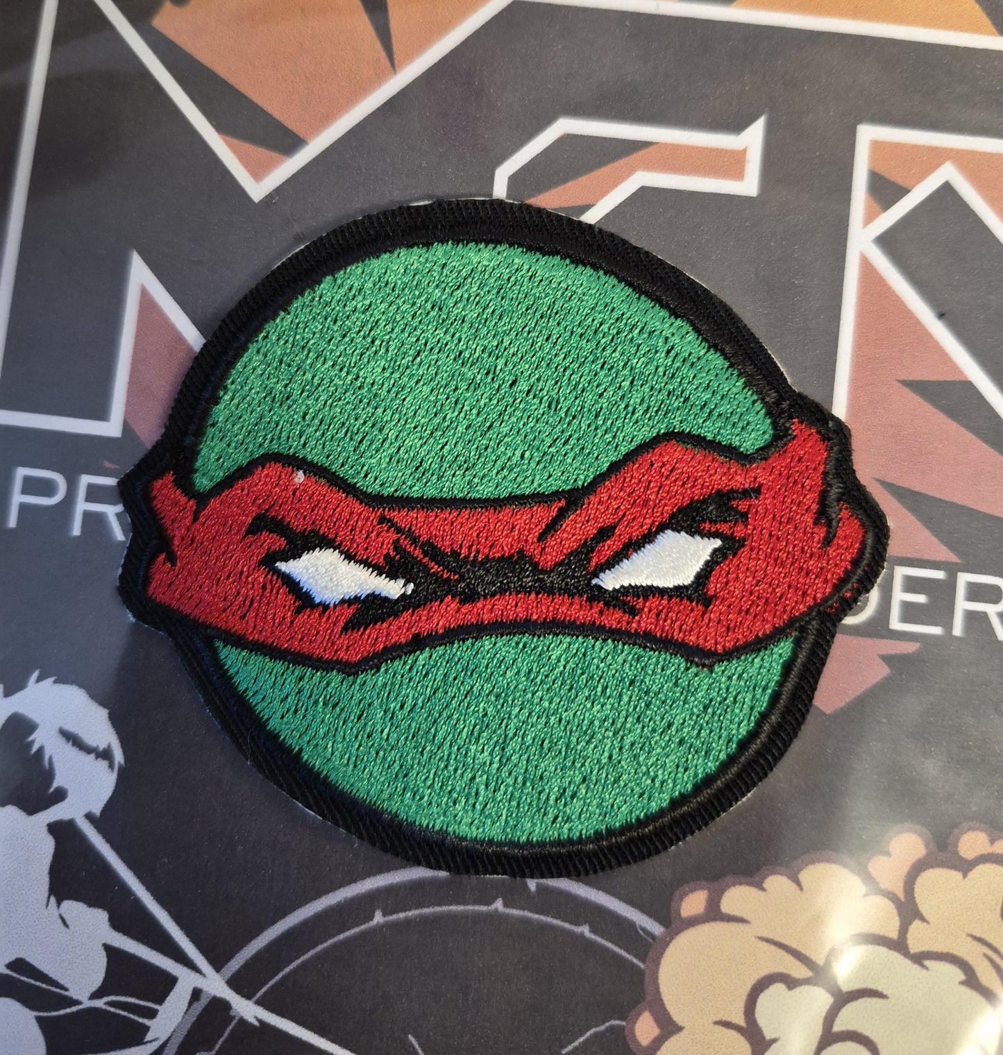 Retro Green Ninja Turtle Style Patch Set – Heat Press Ready