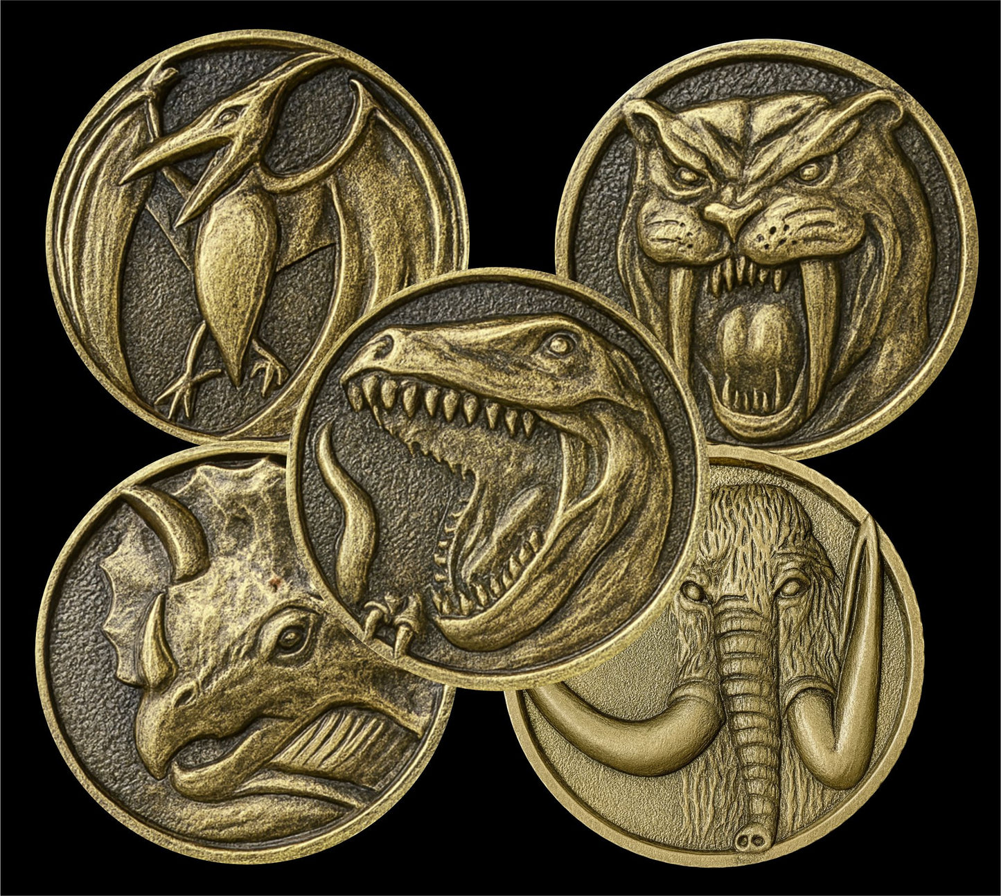 Power Coins Coaster Set