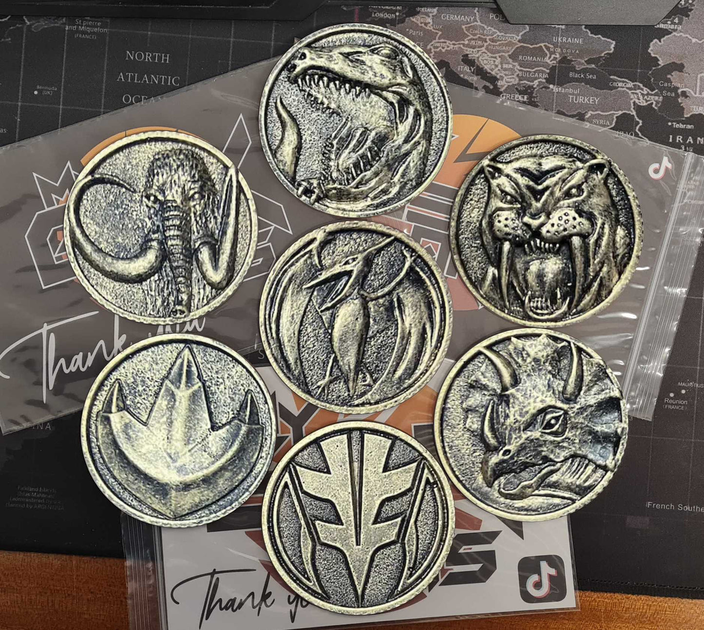 Power Coins Coaster Set