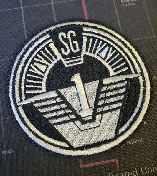 Stargate Inspired Patches. Embroidery Patches. Heat seal patches. Sg1 Patches