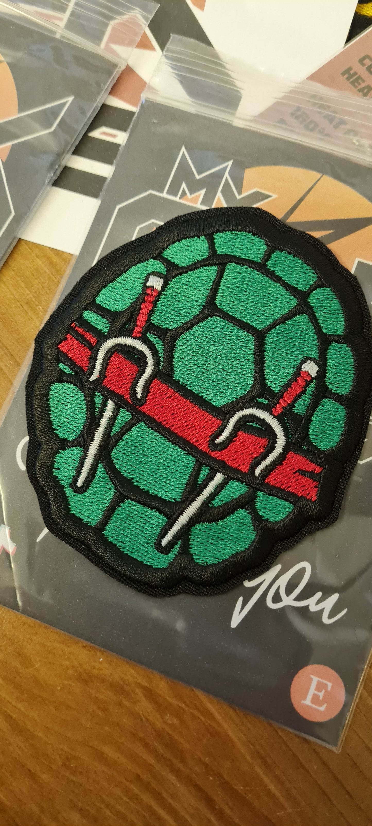 Teanage Mutant Ninja Turtles Patches, TMNT heat seal Patches.