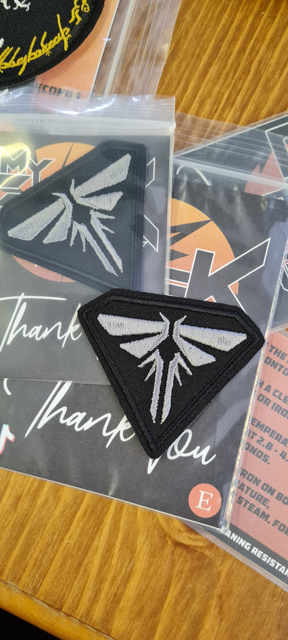 The Last of us inspired heat seal patch. Firefly embroidery patch. Gaming embroidery patches.