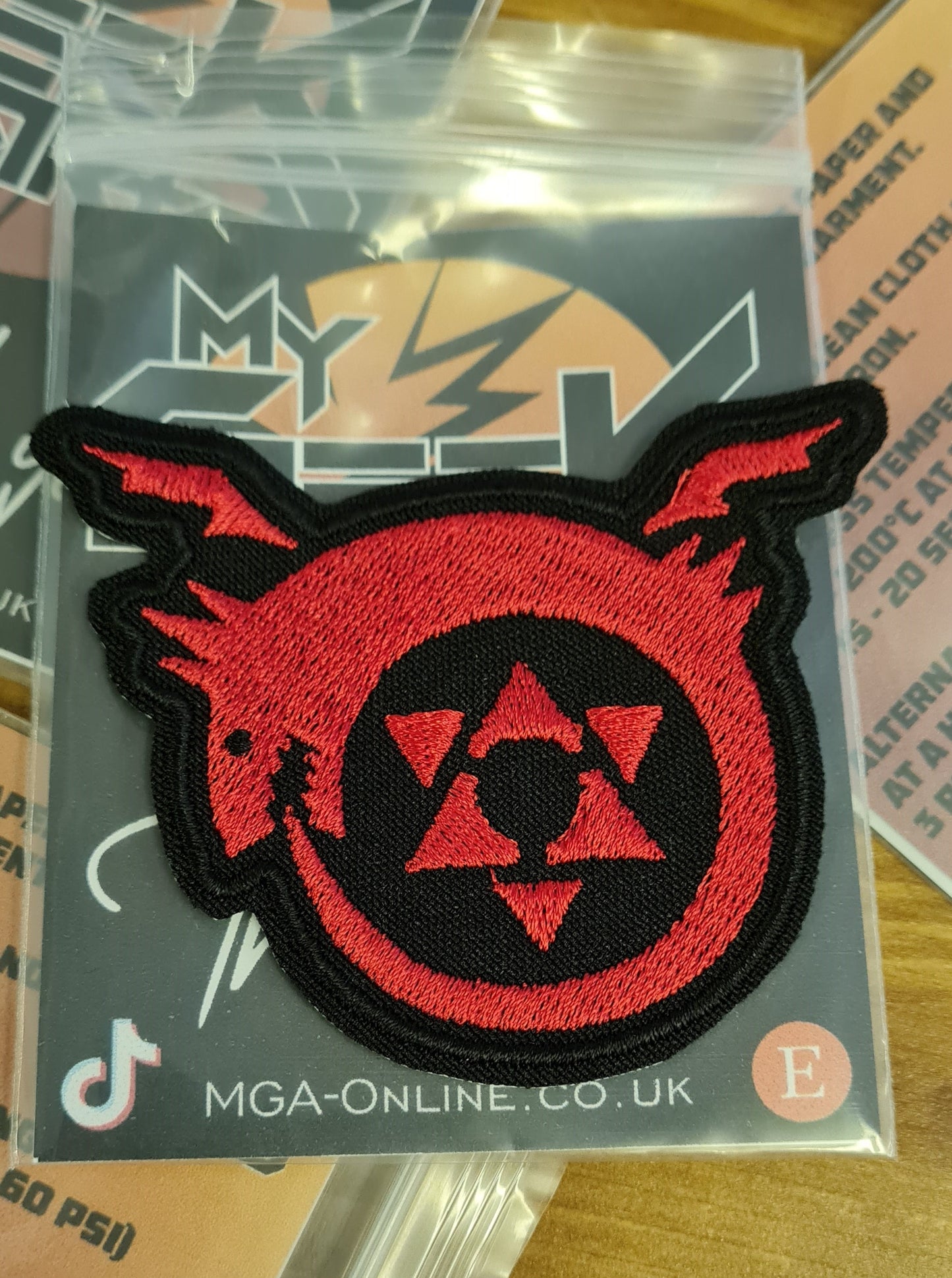 Full Metal Alchemist Inpired Patch. Anime Embroidery patch. FMA: Brotherhood embroidery patch.