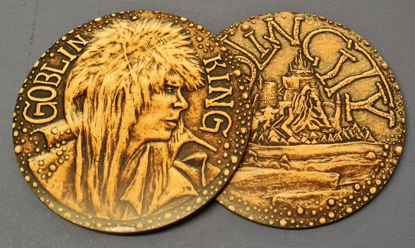 Labyrinth Inspired Coin Coasters