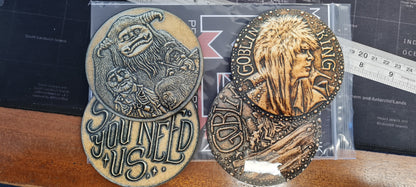 Labyrinth Inspired Coin Coasters