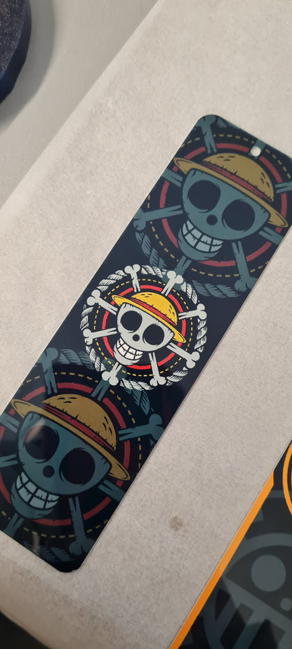 Straw Hat Pirate Metal Bookmark