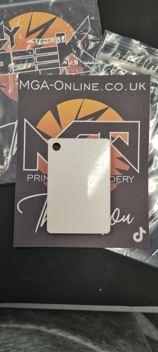 Personalised Photo Keyring – Custom Double-Sided Keychain with Your Image or Text