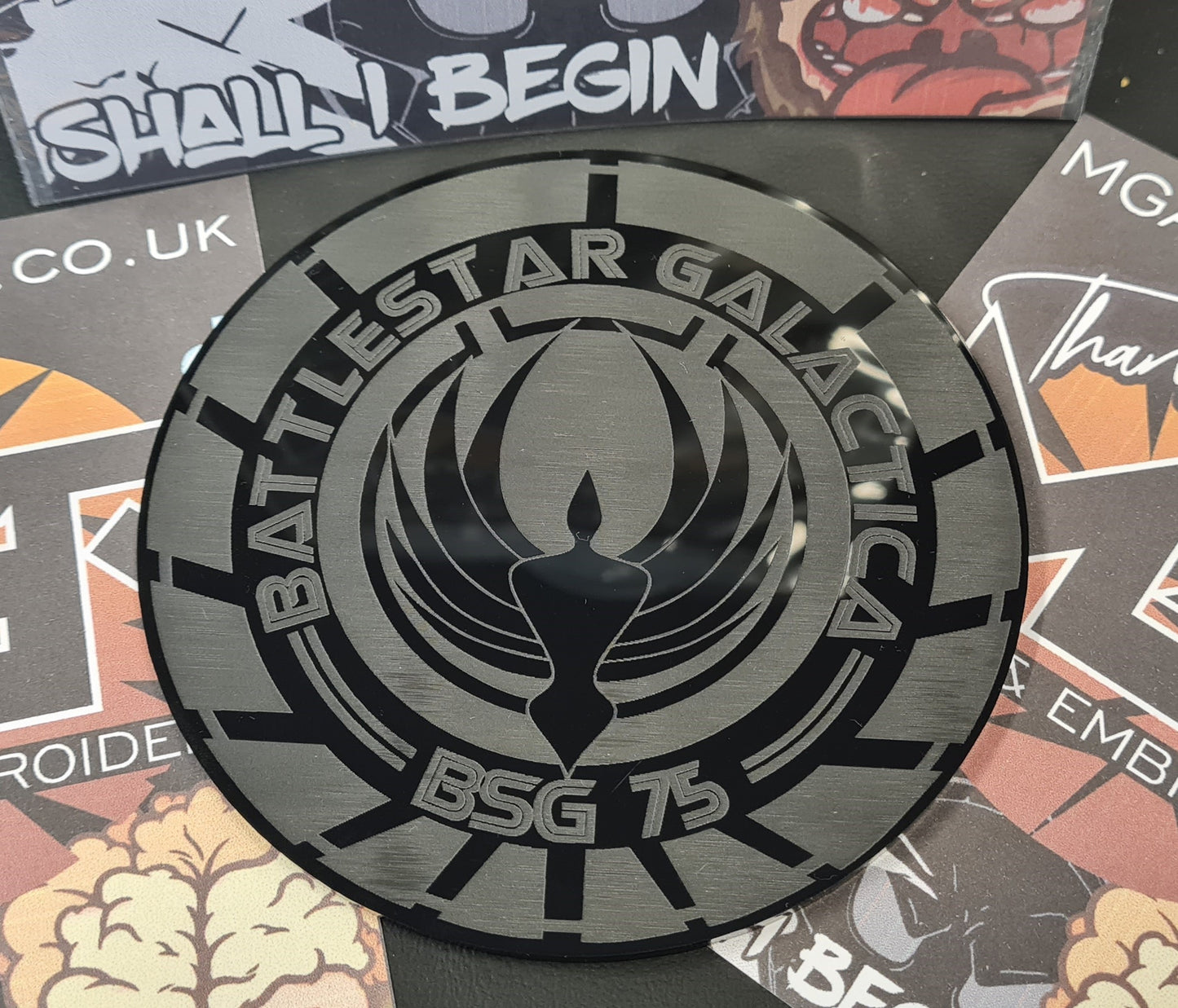 BSG Inspired Acrylic Coaster Set