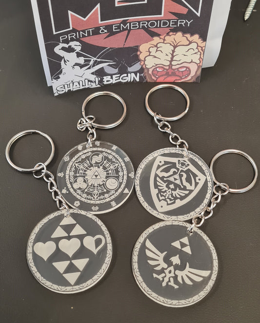 Zelda Inspired Keyrings