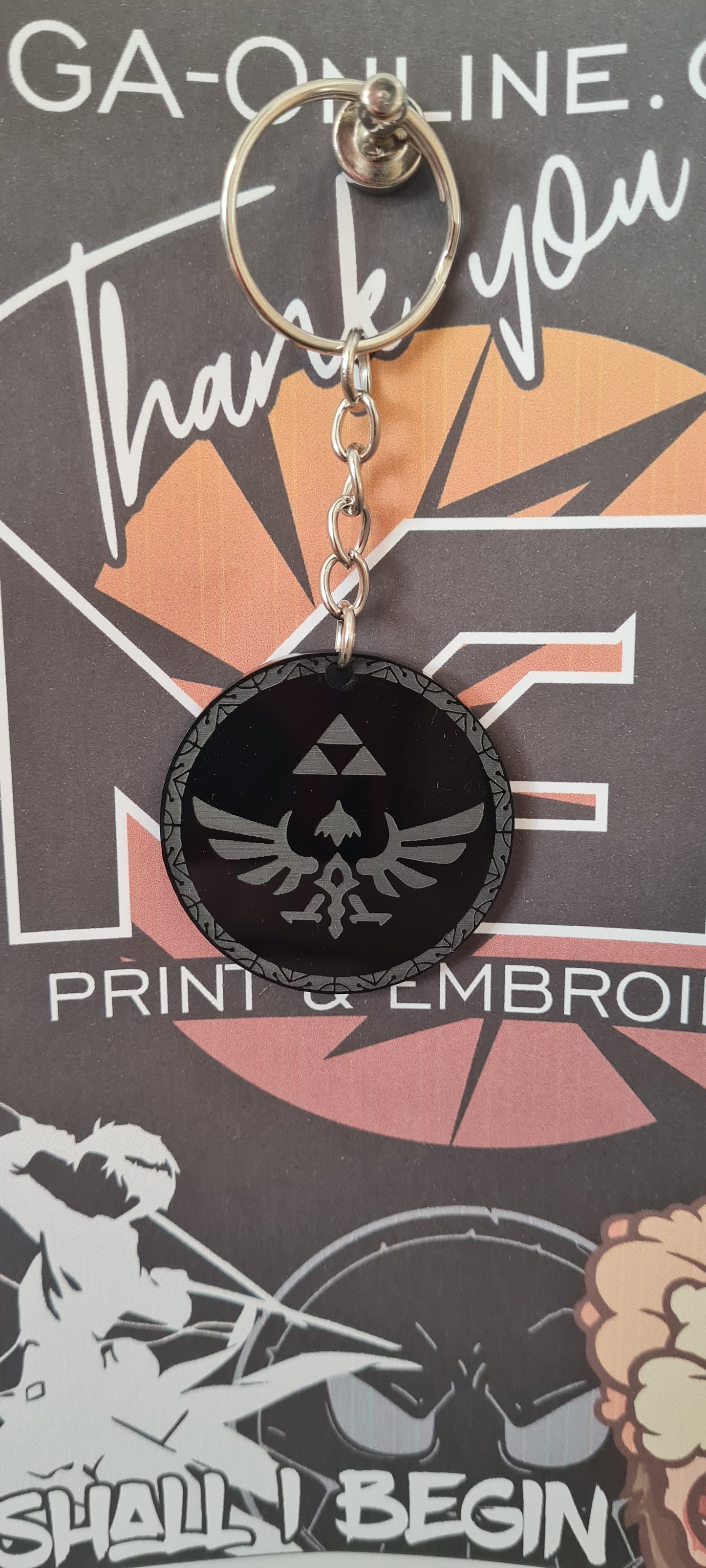 Zelda Inspired Keyrings