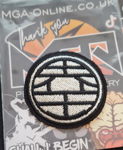 King Kai’s Crest Patch – Dragon Ball Z Embroidered Iron-On