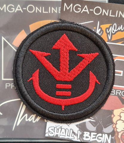 Saiyan Warrior Crest Patch – Dragon Ball Z Embroidered Iron-On