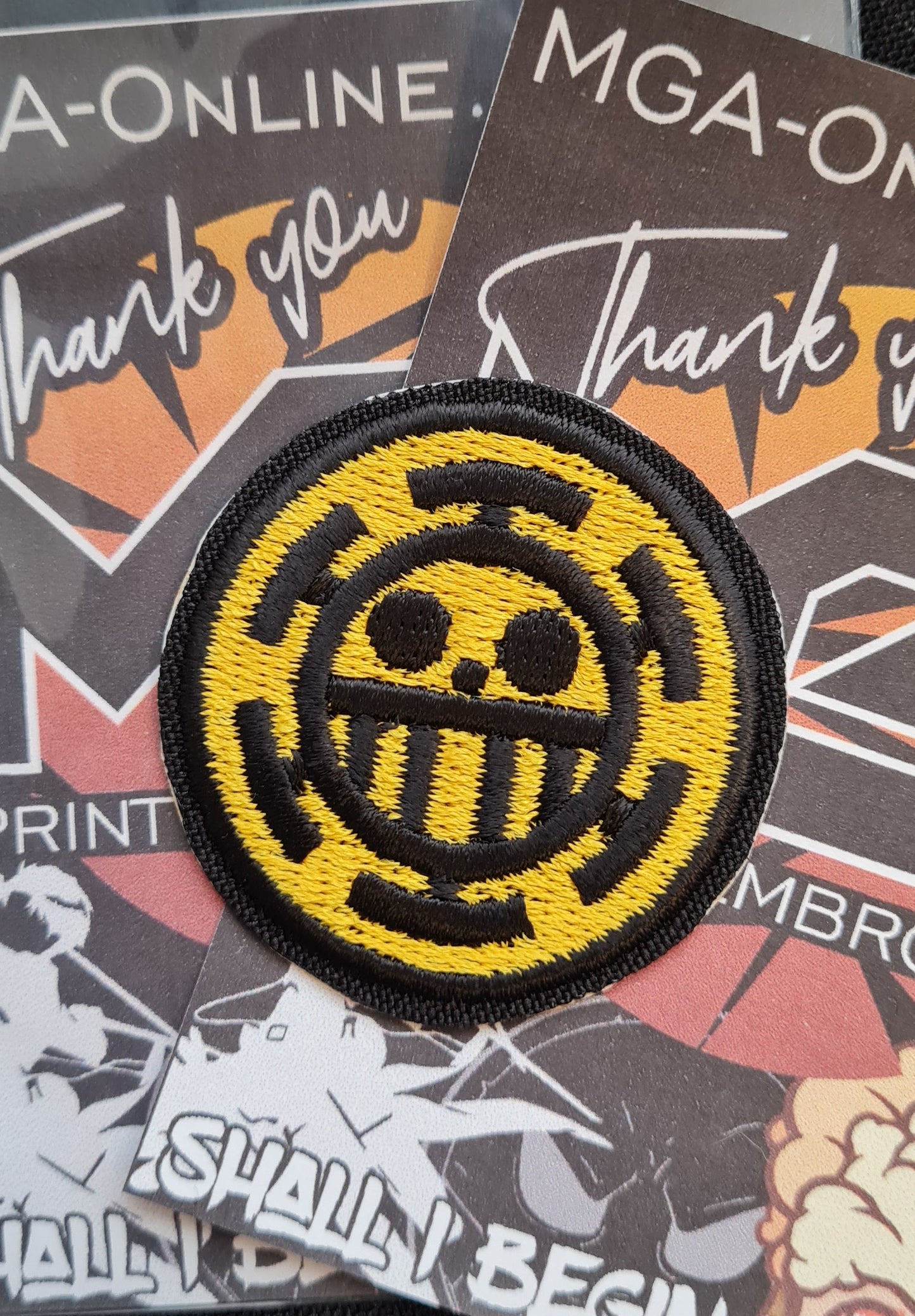 Trafalgar Law Custom Embroidered Patch – One Piece Inspired