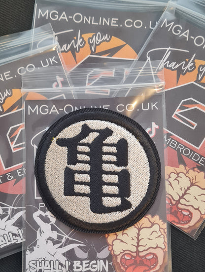 Master Roshi Logo Patch – Custom Embroidered Dragon Ball Iron-On