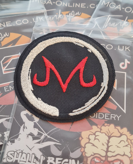 Majin Embroidered Patch – Custom Embroidered Dragon Ball Z Iron-On