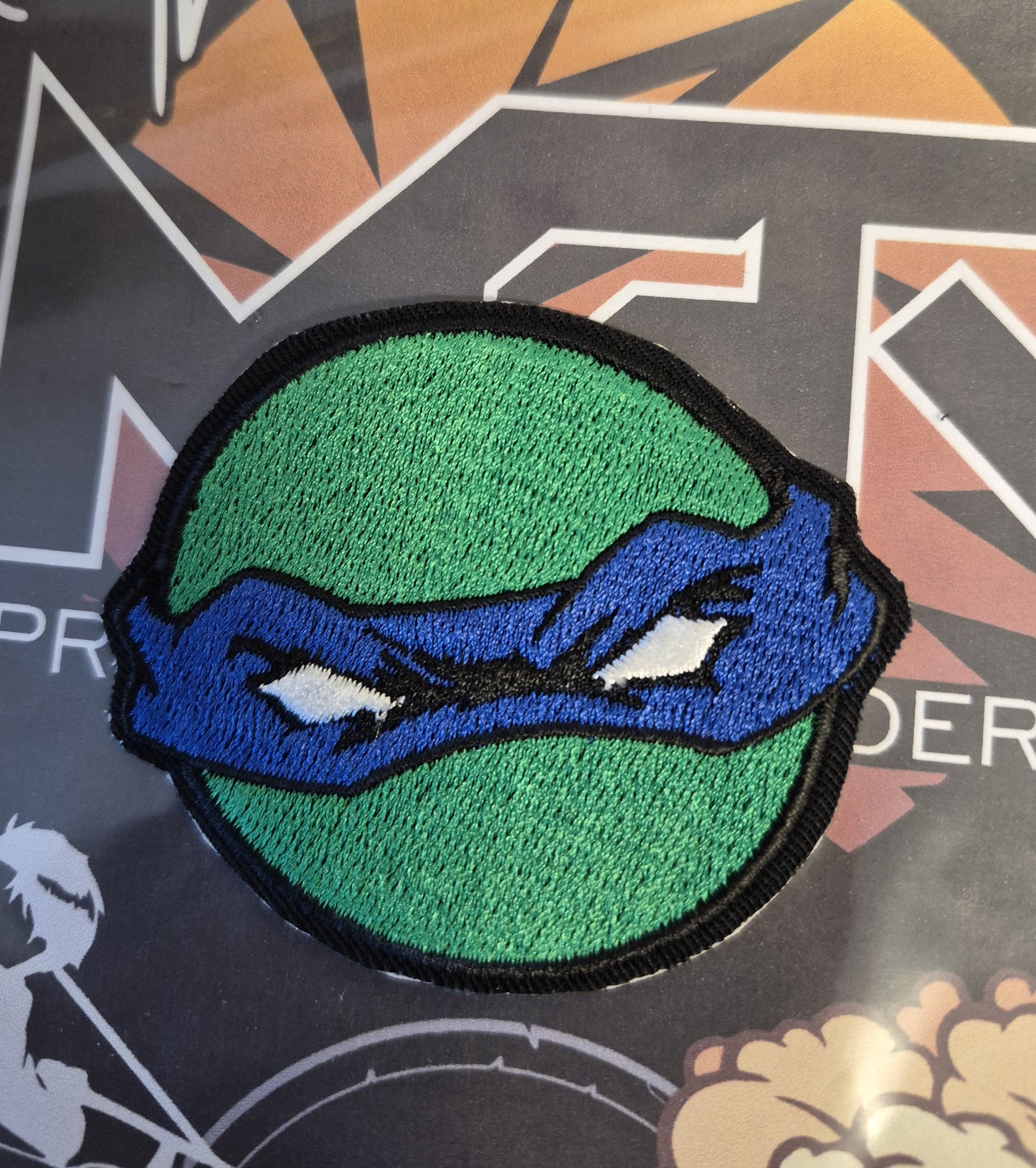 Retro Green Ninja Turtle Style Patch Set – Heat Press Ready