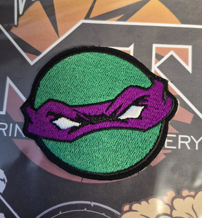 Retro Green Ninja Turtle Style Patch Set – Heat Press Ready