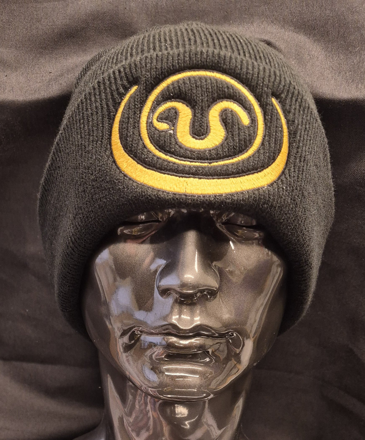 Apophis Serpent – Embroidered Cuffed Beanie