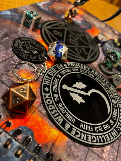 D&D Dungeons and Dragons custom Keyrings