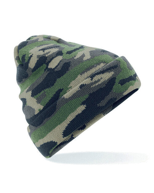 Camo cuffed Beanie