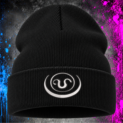 Apophis Serpent – Embroidered Cuffed Beanie
