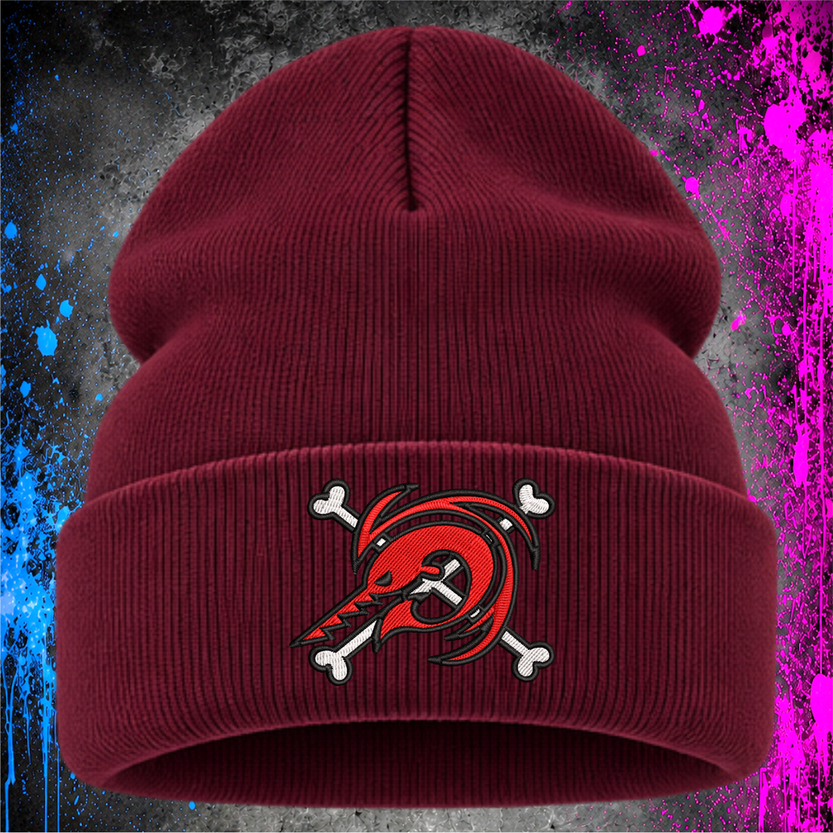 ARLONG PIRATES CREST – EMBROIDERED BEANIE