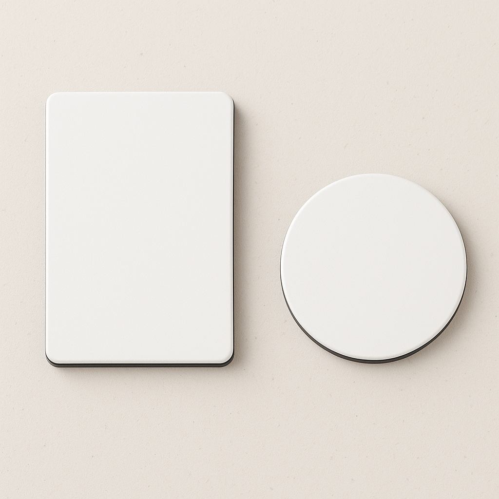 Custom Photo Magnet – Personalised Polymer Fridge Magnet | Round or Rectangle