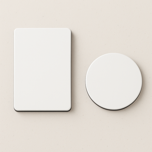 Custom Photo Magnet – Personalised Polymer Fridge Magnet | Round or Rectangle