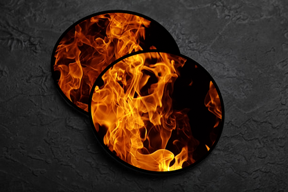 Personalised Wooden Coaster Set – Custom Sublimated Coasters (Pack of 4) | Add Your Own Design