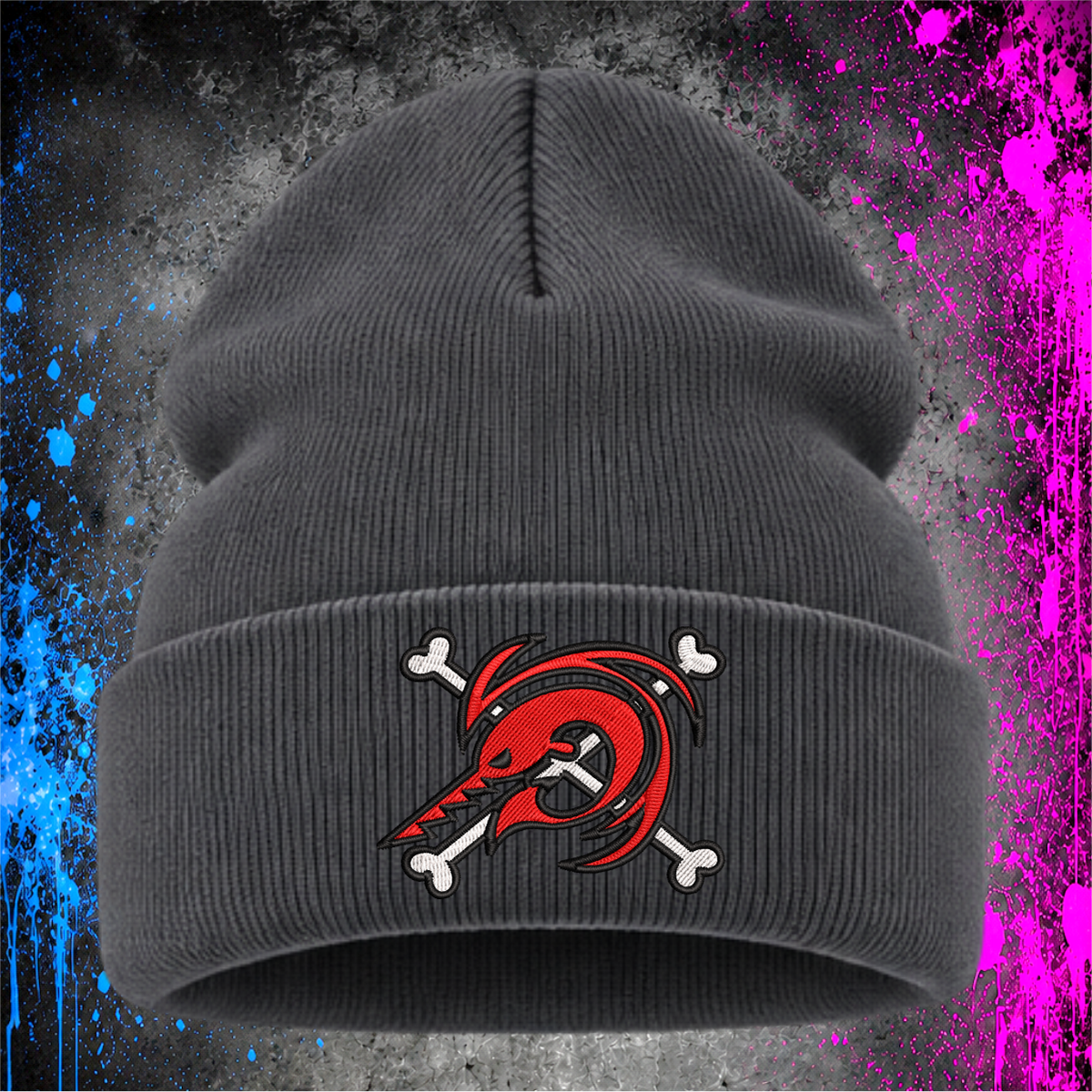 ARLONG PIRATES CREST – EMBROIDERED BEANIE