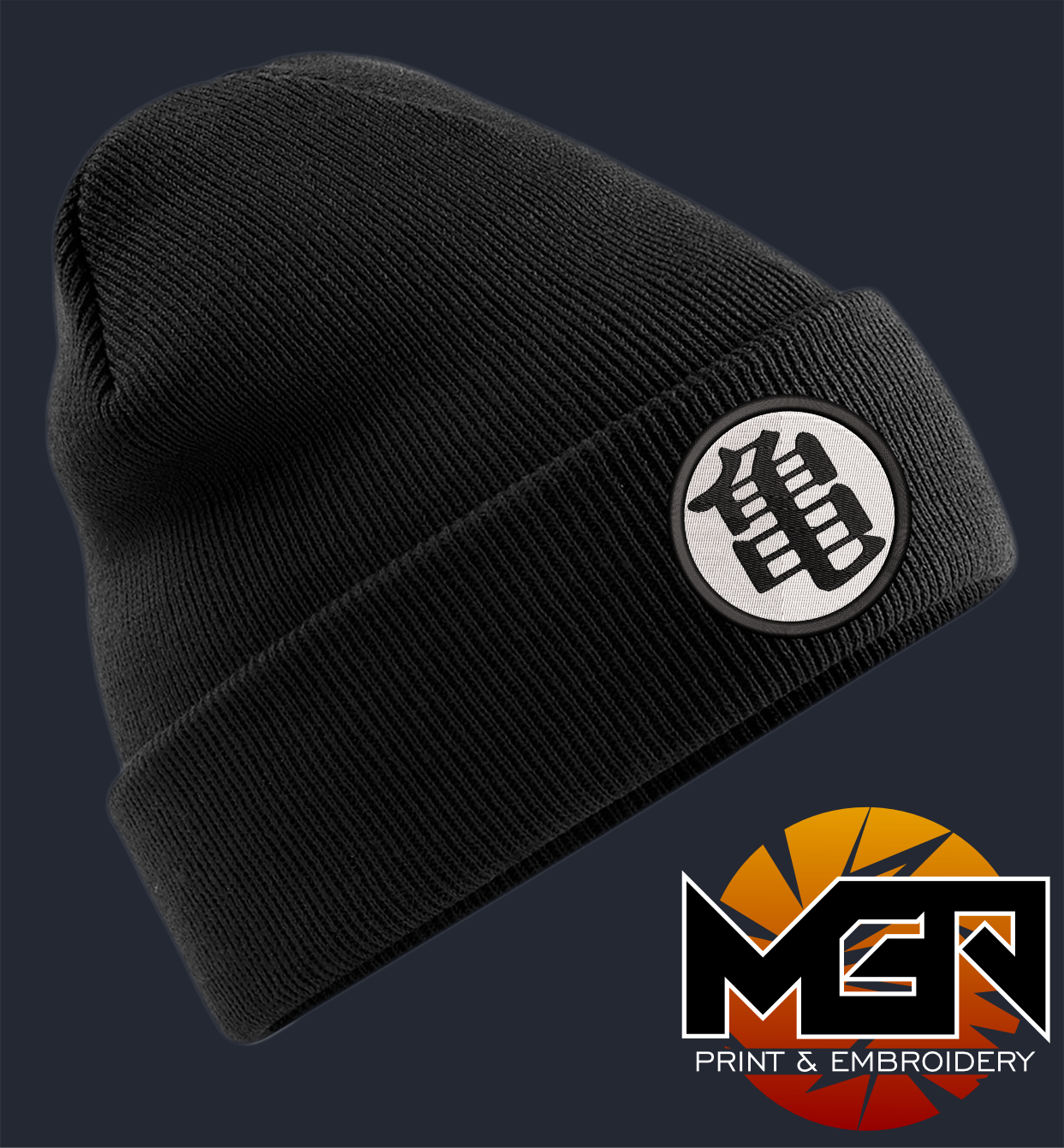 Black Roshi Master Roshi Inspired Beanie – Dragon Ball Embroidered Hat – MGA Online