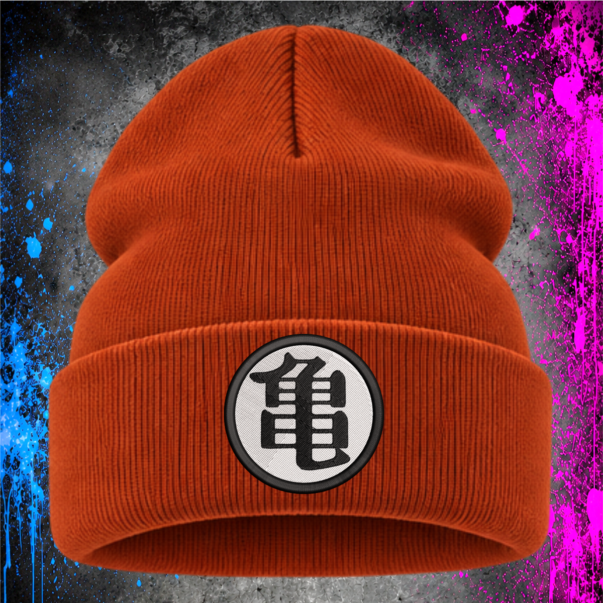 Kame Crest – Embroidered Cuffed Beanie