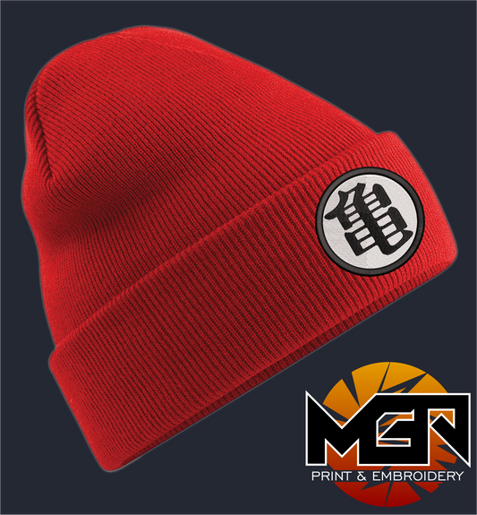 Master Roshi Inspired Beanie – Dragon Ball Embroidered Hat