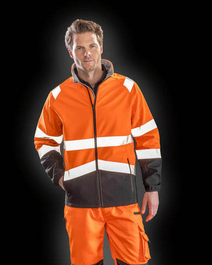 Printable Safety Softshell Jacket - Result