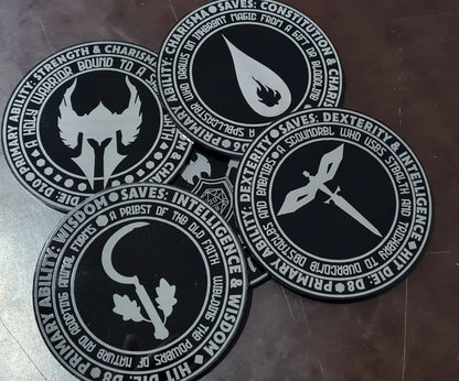 Unleash Your Inner Hero D&D Coaster Set