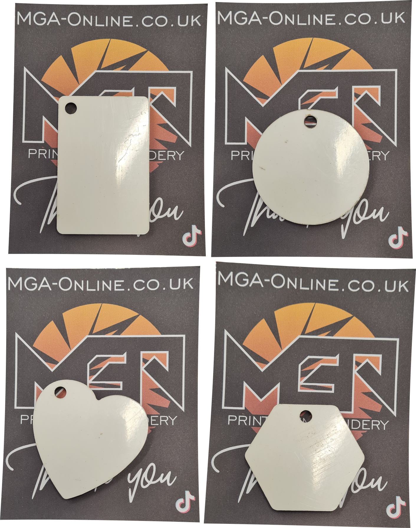 Personalised Photo Keyring – Custom Double-Sided Keychain with Your Im ...