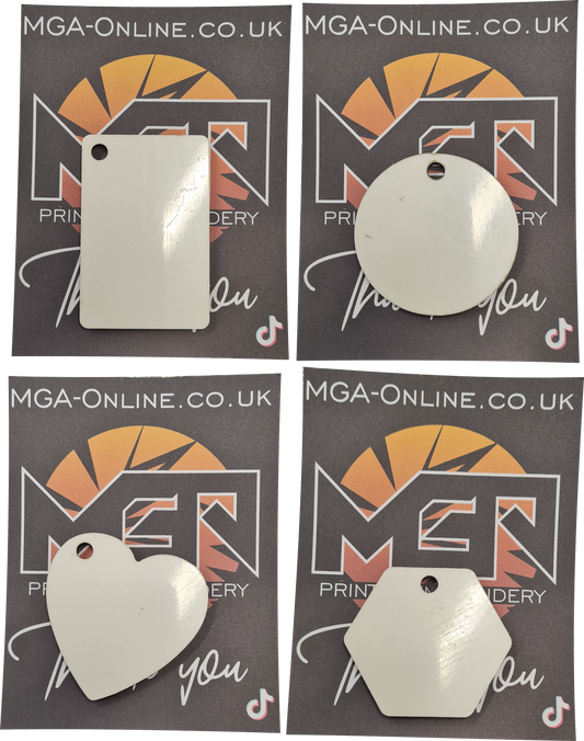 Personalised Photo Keyring – Custom Double-Sided Keychain with Your Image or Text