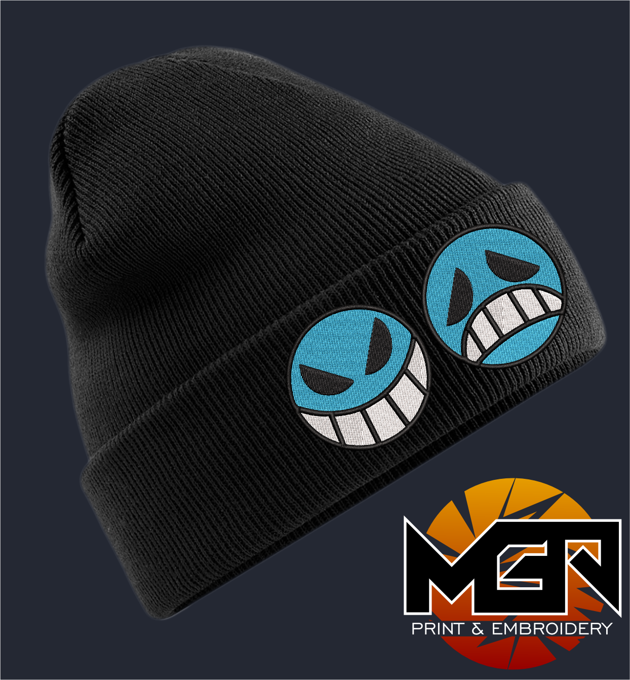 One Piece Inspired Embroidered Beanie