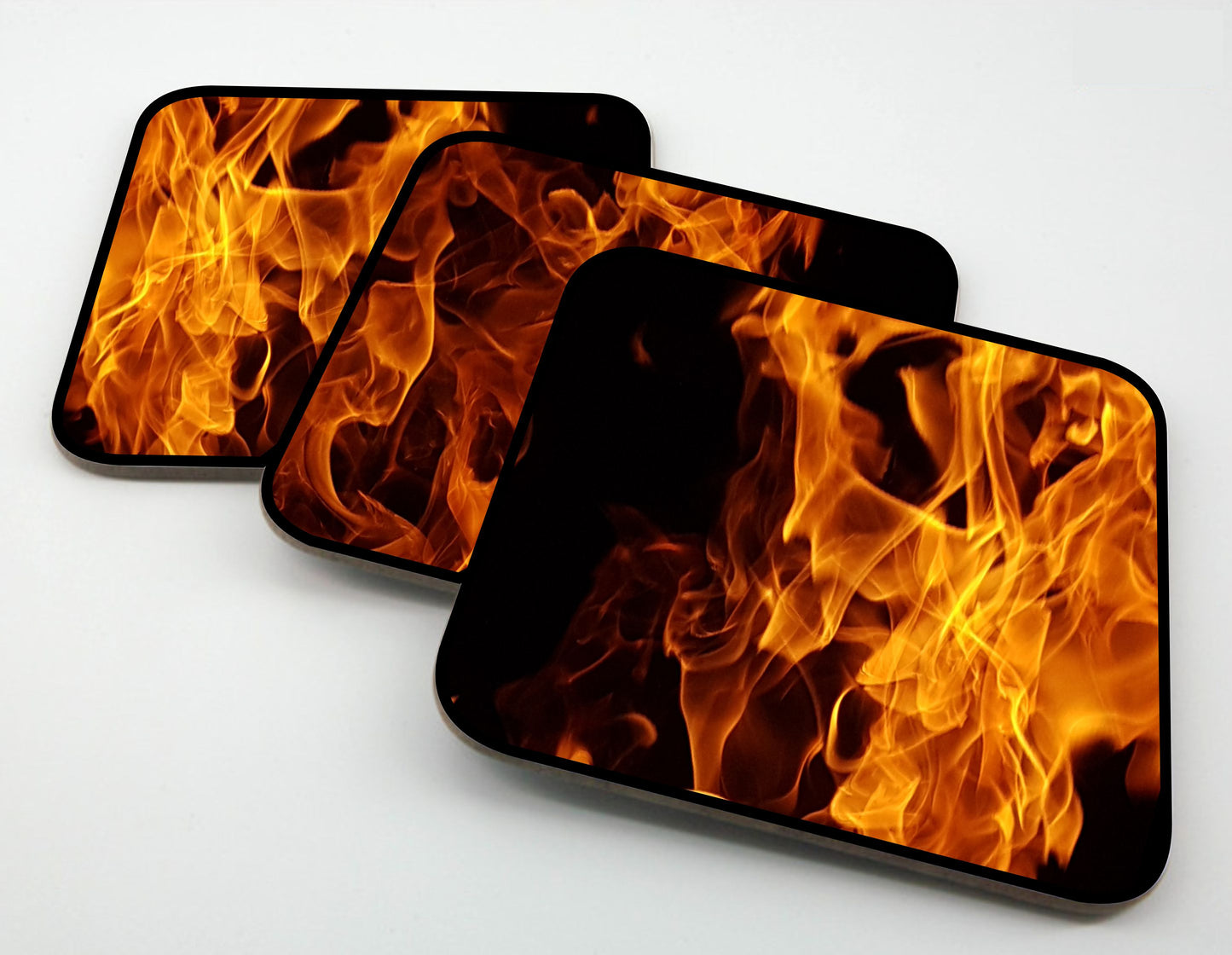 Personalised Wooden Coaster Set – Custom Sublimated Coasters (Pack of 4) | Add Your Own Design