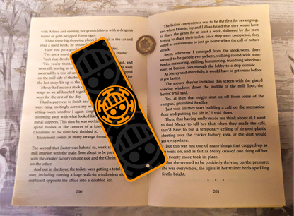 Trafalgar Law Inspired Metal Bookmark – Handmade One Piece Accessory